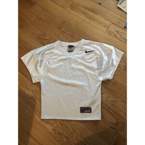 Youth NIKE Team Shirt Size Small White Mesh Nike Logo